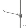 JK-3X Retail Merchandise Hook for Advertising Frame Display Stand, Adjustable Product Hanger