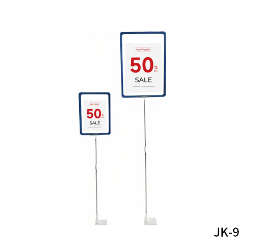 JK-9 Adjustable Angle Freestanding Sign Holder with Magnetic Base for Poster Promotion