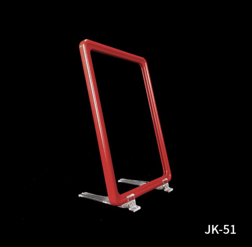 JK-51 Retail POP Price Promotion Display Frame Plastic Tabletop Frame Stand with Frame Clip