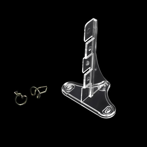 JR-32B Retail Shelves Shelf Edge Clip with A6 Hard Rubber Sleeve