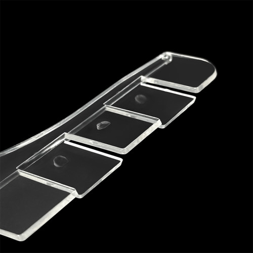 JR-32B Retail Shelves Shelf Edge Clip with A6 Hard Rubber Sleeve