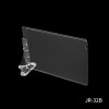 JR-32B Retail Shelves Shelf Edge Clip with A6 Hard Rubber Sleeve