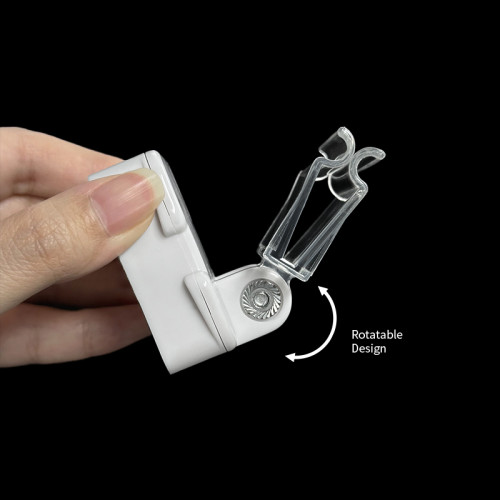 JR-38 Retail Shelves Rotatable Magnetic Sign Holder Clip for Sign or Name Card Display