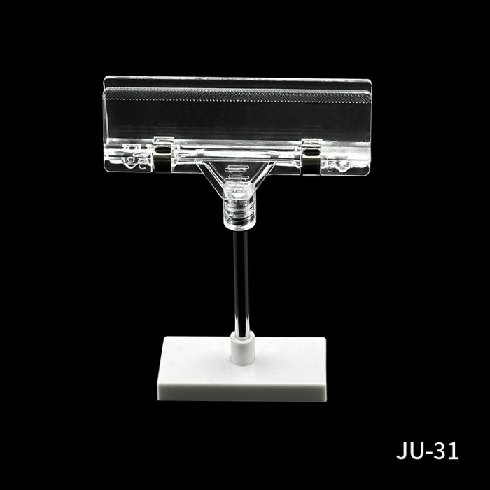 JU-31 Retail Shelf Display Magnetic Sign Holder Clip for Shelf Price Tags