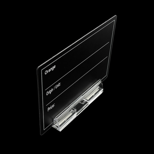 JR-42A Retail Shelves Magnetic Price Tag Holder for Sign or Menu Card Display