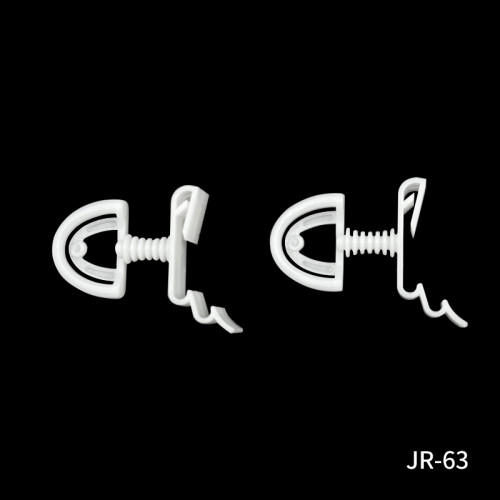 حامل ملصقات عرض ترويجية JR-63 لحافة الرف، يُستخدم لعرض بطاقات أسعار المنتجات.