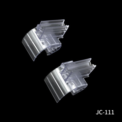 حامل ملصقات JC-111 الترويجي لعرض المنتجات على حافة الرف، يُستخدم كعلامة سعرية للمنتجات.