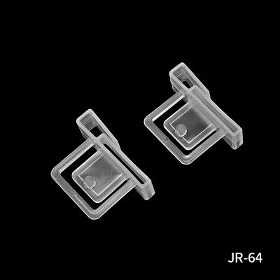 حامل ملصقات عرض ترويجية JR-64 لحافة الرف، يُستخدم لعرض بطاقات أسعار المنتجات.