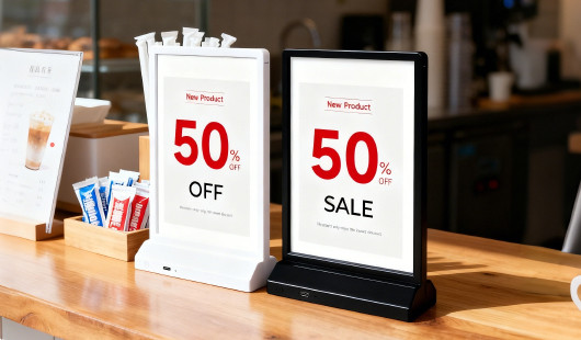 Rechargeable LED Sign Holders