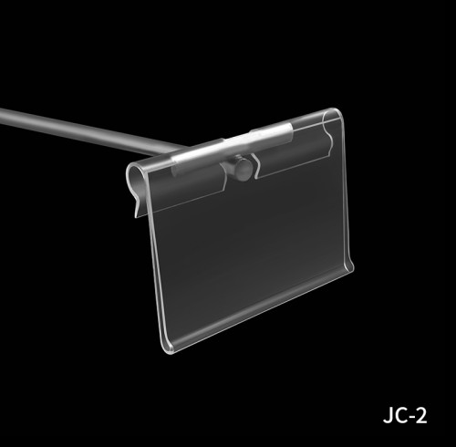 JC-2 Shelf Label Holder Price Tag Holder for Shelf Hooks