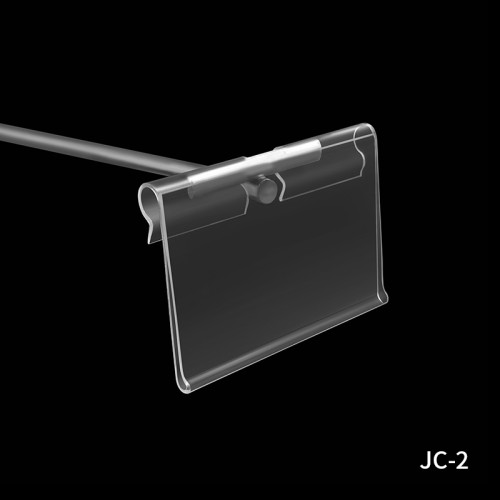 JC-2 Shelf Label Holder Price Tag Holder for Shelf Hooks