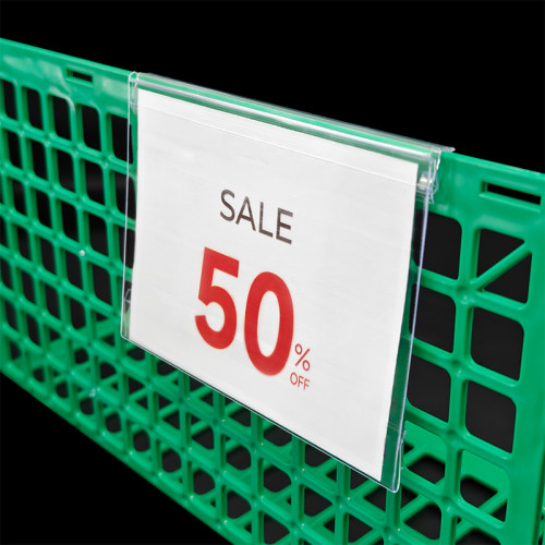 JC-3 Clip-on Design PVC Price Tag Holder