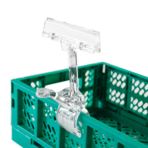 JU-35A Double-Sided Plastic Thumb Advertising Sign Clip Price Tag Clips