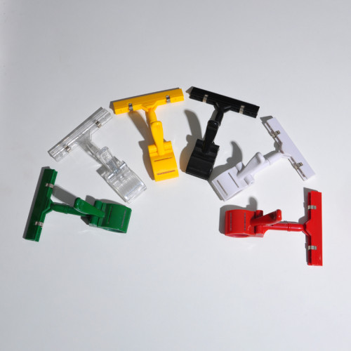 JU-35A Double-Sided Plastic Thumb Advertising Sign Clip Price Tag Clips