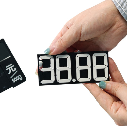 JP-6A Replaceable Digit Clip-On Fresh Produce Price Tag Display Board