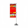 JF-5 L Shape Adjustable Floor Banner Sign Stand for Promotion Banner Display