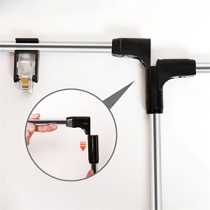 JF-6 T Shape Adjustable Floor Banner Sign Stand for Promotion Banner Display