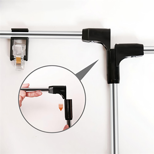 JF-6 T Shape Adjustable Floor Banner Sign Stand for Promotion Banner Display