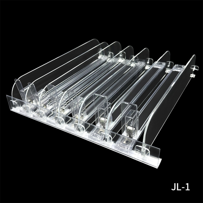 JL-1 Self Pushing Shelf Organizer Automatic Cosmetic Shelf Pusher for Makeup Shelves