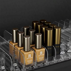 JL-1 Self Pushing Shelf Organizer Automatic Cosmetic Shelf Pusher for Makeup Shelves