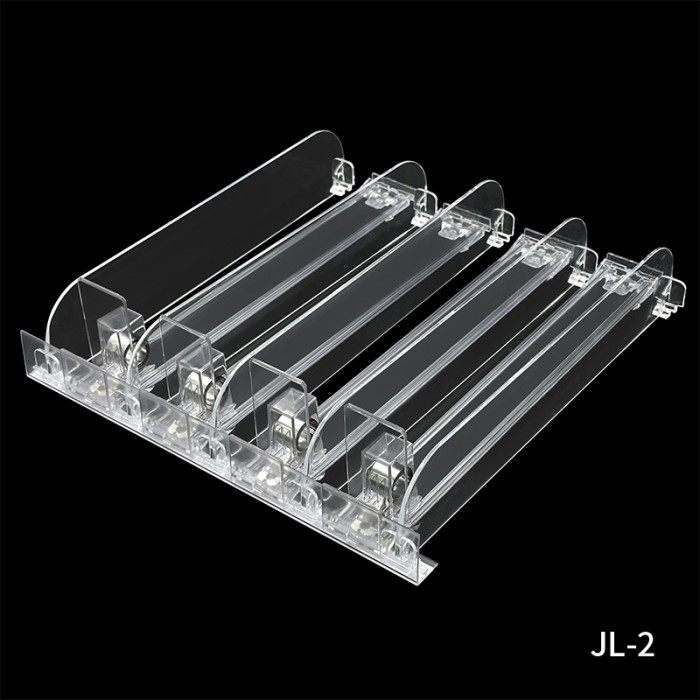 JL-2 Self Pushing Shelf Organizer Automatic Product Shelf Pusher for Shelves