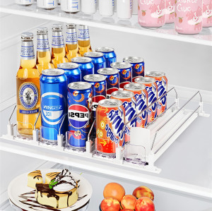 JL-3 Automatic Drink Organizer Shelf Pusher Soda Can Dispenser for Refrigerator