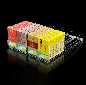 JL-26U Double-Sided Automatic Spring-Loaded Cigarette Display Rack Shelf Pusher