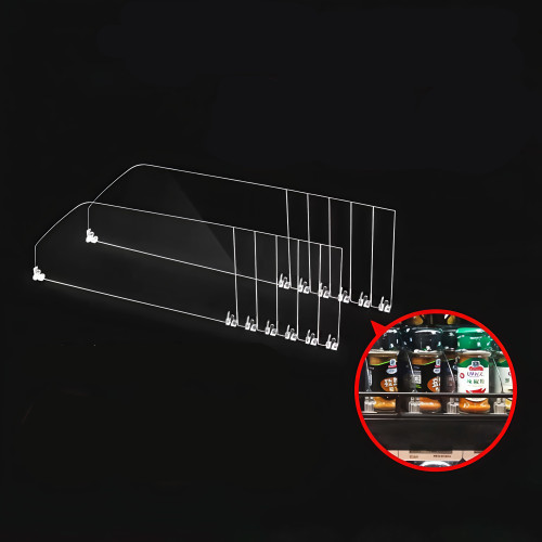 JL-30 Adjustable Transparent Breakable Shelf Organizer Snappable Shelf Divider