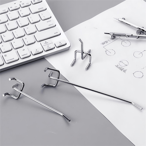 JL-60 Pegboard Utility Hooks Heavy Duty Merchandise Hanging Hooks for Retail Pegboard Displays