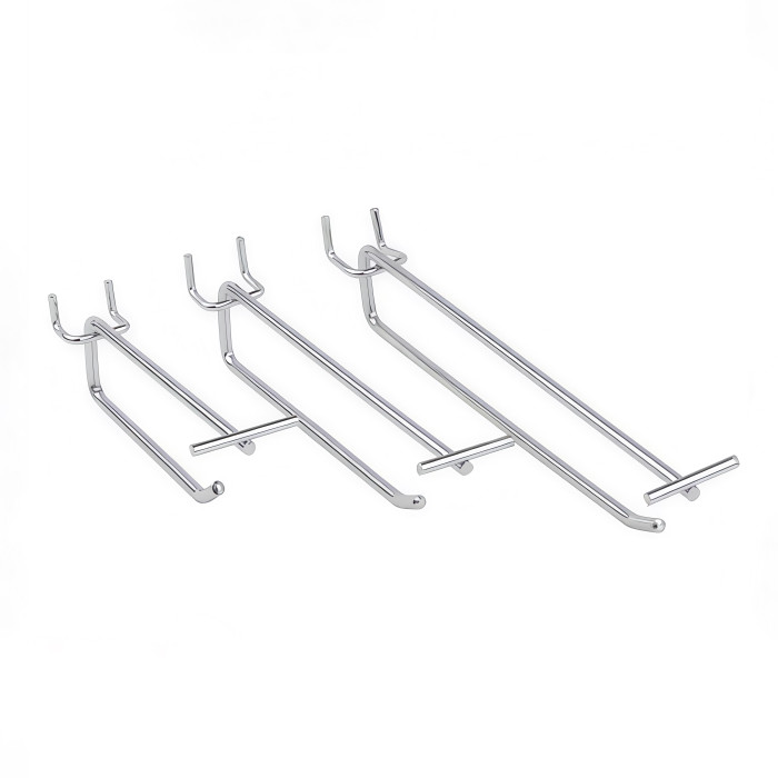JL-62 Pegboard Utility Hooks | Heavy Duty Merchandise Hanging Hooks | for Retail Pegboard Displays