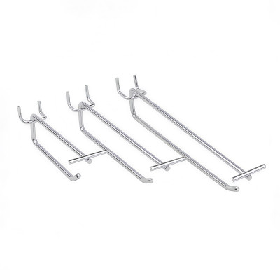 JL-62 Pegboard Utility Hooks | Heavy Duty Merchandise Hanging Hooks | for Retail Pegboard Displays