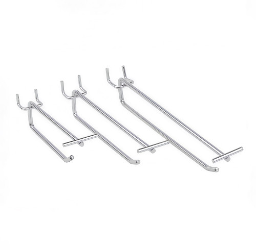 JL-62 Pegboard Utility Hooks | Heavy Duty Merchandise Hanging Hooks | for Retail Pegboard Displays