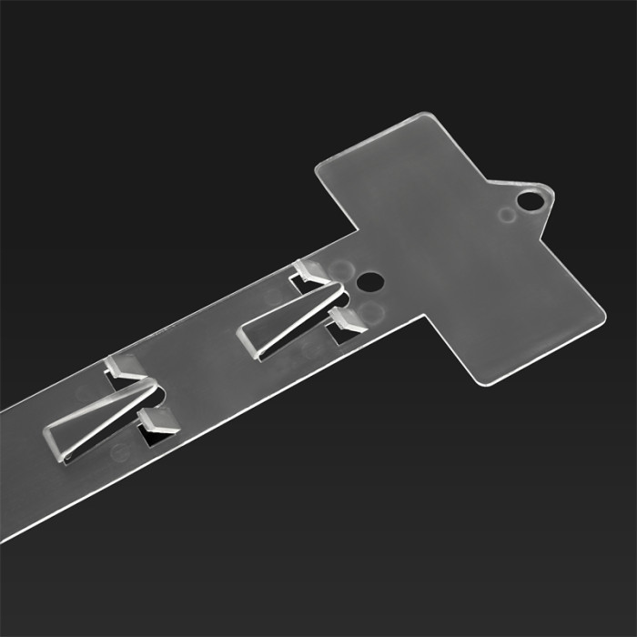 JL-95 Retail Hanging Merchandise Strip Clip Display Strips for Supermarket Shelf Display