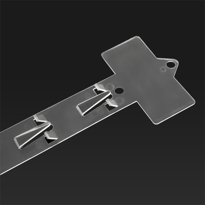 JL-95 Retail Hanging Merchandise Strip Clip Display Strips for Supermarket Shelf Display