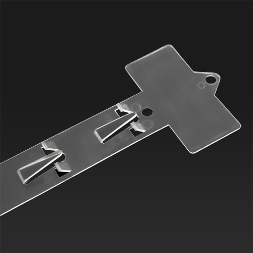 JL-95 Retail Hanging Merchandise Strip Clip Display Strips for Supermarket Shelf Display