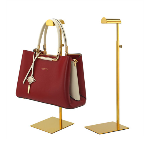 JL-101 Adjustable Height Sturdy Metal Holder Bag Display Stand for Handbags