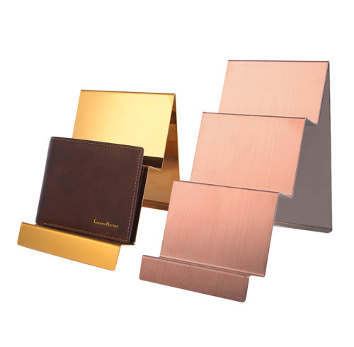 JL-110 Desktop Metal Wallet Display Stand Purse Rack Purse Handbag Organizer