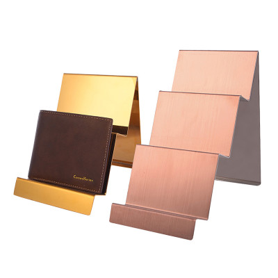 JL-110 Desktop Metal Wallet Display Stand Purse Rack Purse Handbag Organizer