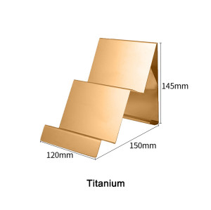 JL-110 Desktop Metal Wallet Display Stand Purse Rack Purse Handbag Organizer