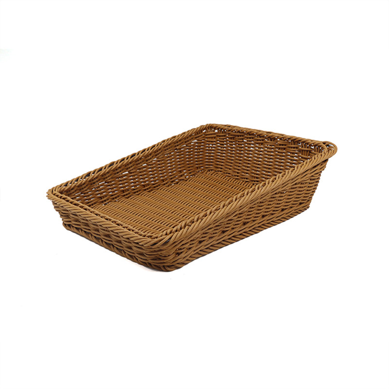 Rattan Woven Plastic Basket