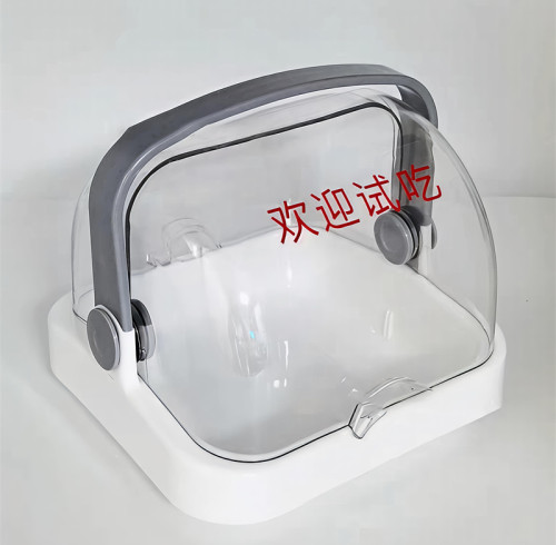 JY-60 Lid Covered Food Sampling Container with Toothpick Holder for Snacks Fruits Tasting