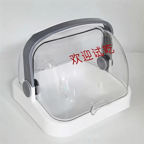 JY-60 Lid Covered Food Sampling Container with Toothpick Holder for Snacks Fruits Tasting
