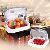 JY-60 Lid Covered Food Sampling Container with Toothpick Holder for Snacks Fruits Tasting