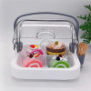 JY-60 Lid Covered Food Sampling Container with Toothpick Holder for Snacks Fruits Tasting