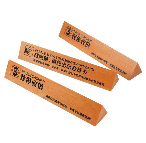 JV-10 Wooden Cashier Pause Divider Cashier Divider Checkout Counter Separator