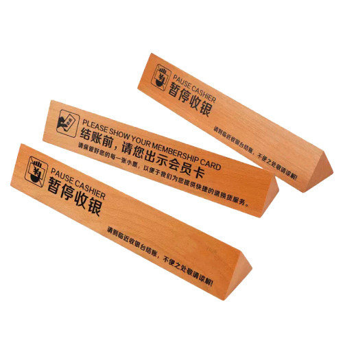 JV-10 Wooden Cashier Pause Divider Cashier Divider Checkout Counter Separator