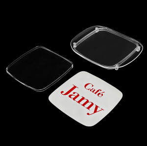 JV-1 Transparent Coin Tray Cash Tray with Paper Insert for Storing Coins