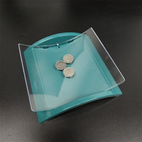 JV-3 Transparent Coin Tray Cash Tray with Paper Insert for Storing Coins