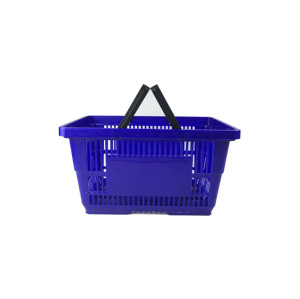JW-3 Lightweight Reusable Plastic Shopping Basket Handheld Grocery Basket