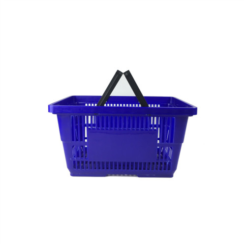 JW-3 Lightweight Reusable Plastic Shopping Basket Handheld Grocery Basket